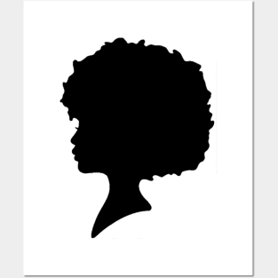 Afro Female Posters and Art